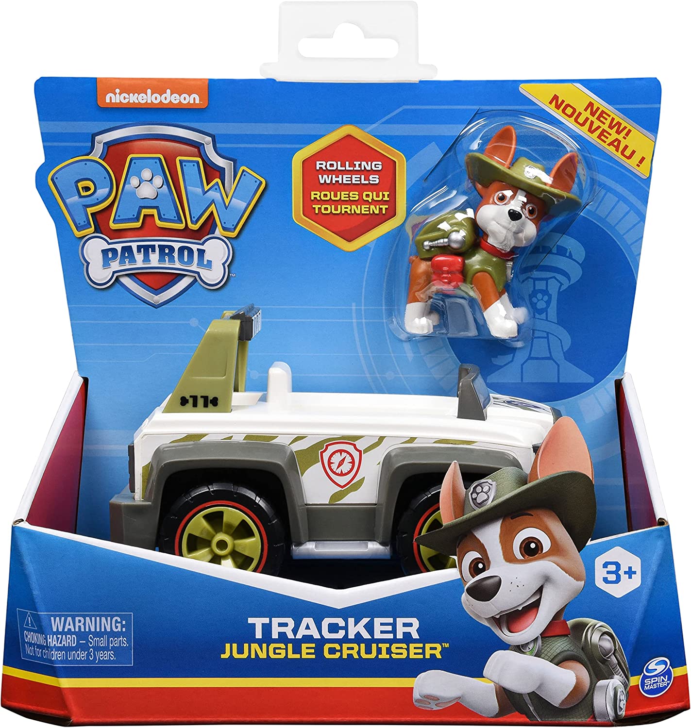 PAW Patrol Off - Road Jungle Cruiser with Collectible Tracker Figure