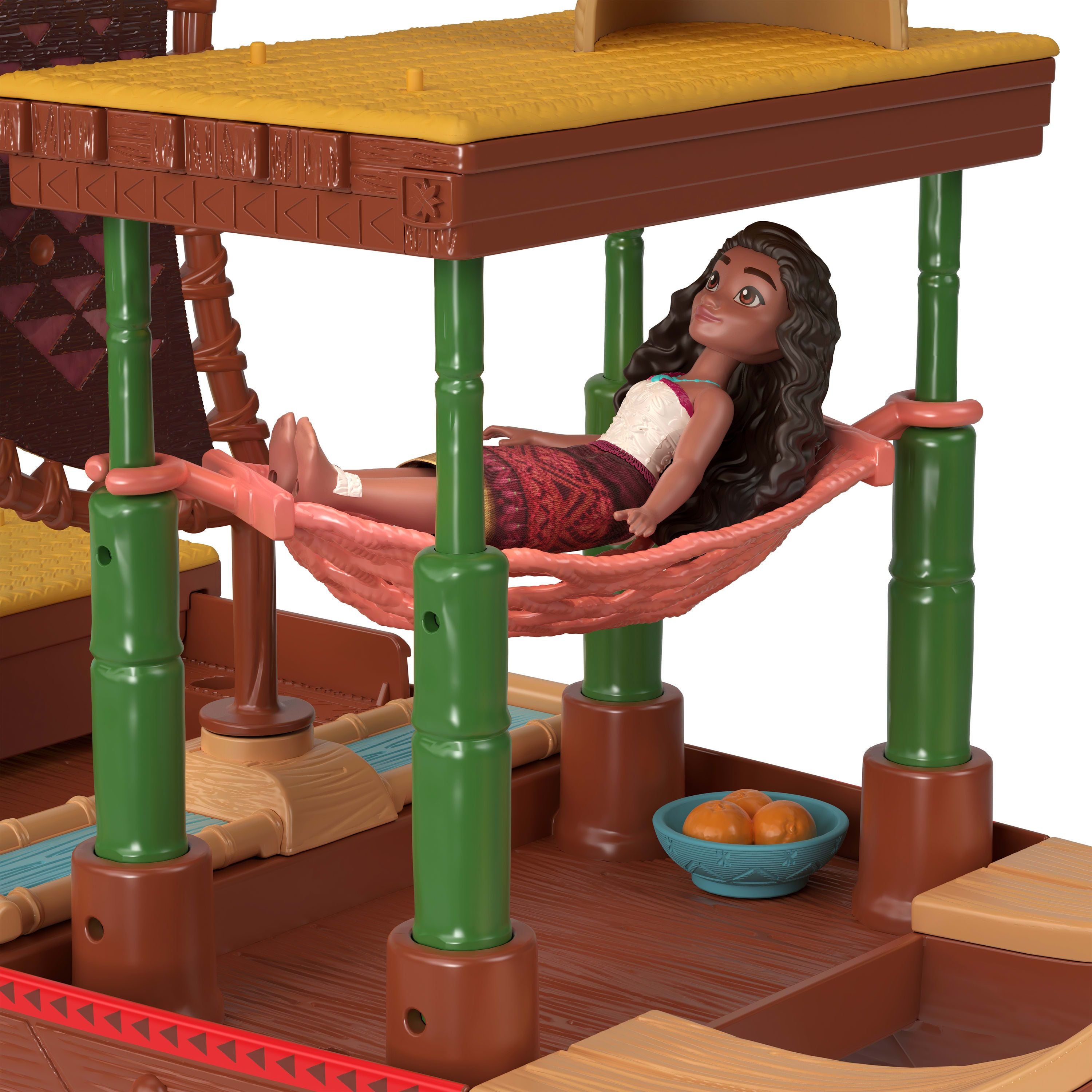 Hot! Disney Moana 2 Adventure Canoe Playset