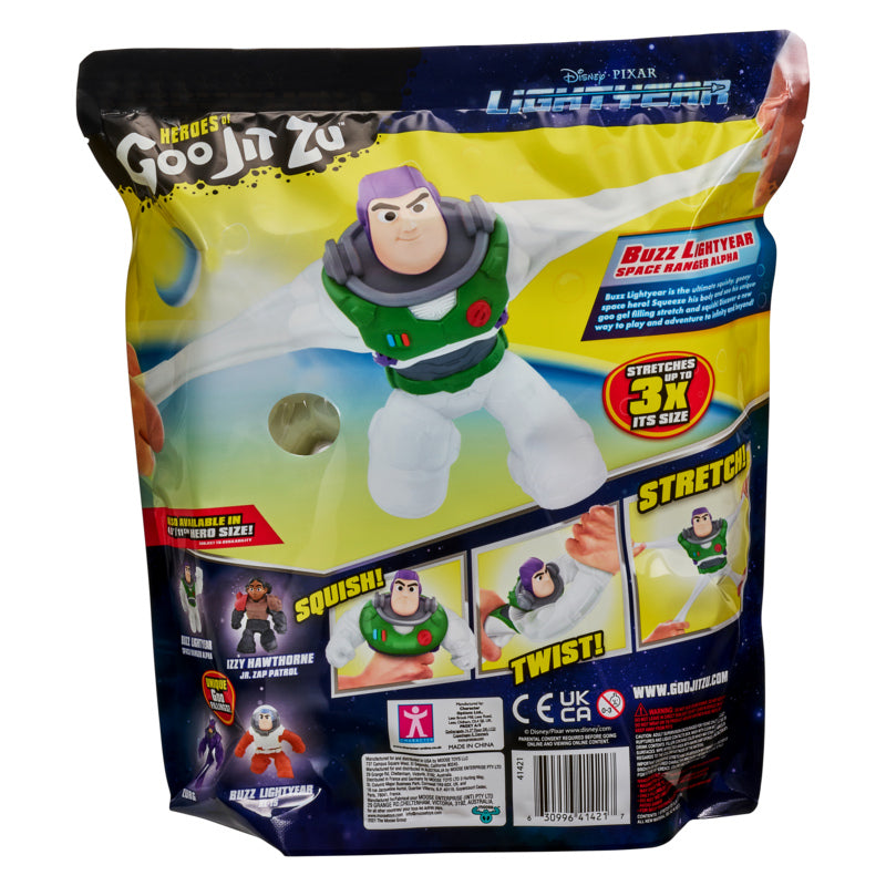 Hot Sale! Disney Pixar Lightyear Heroes Of Goo Jit Zu S1 Supergoo Pack - Alpha Buzz Figure
