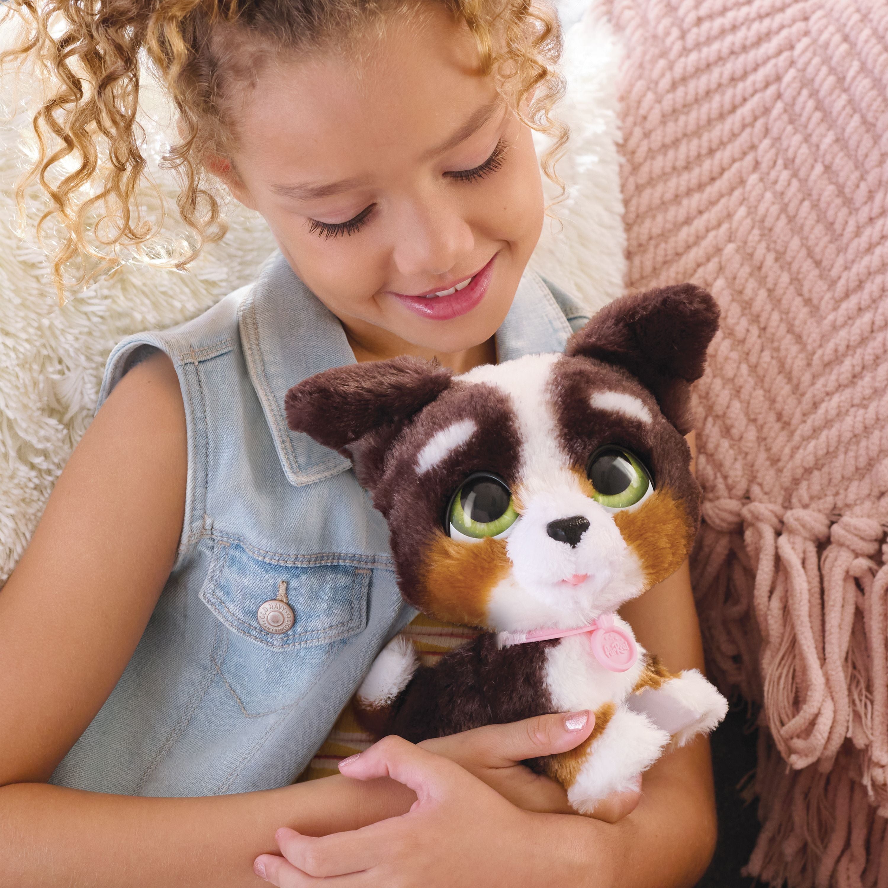 FurReal Interactive Walk - Along Bernedoodle Plush Toy