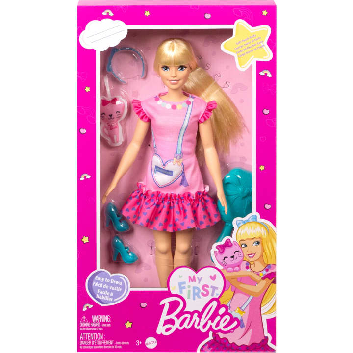 My First Barbie with Kitten - Malibu: Ideal Doll for Preschoolers