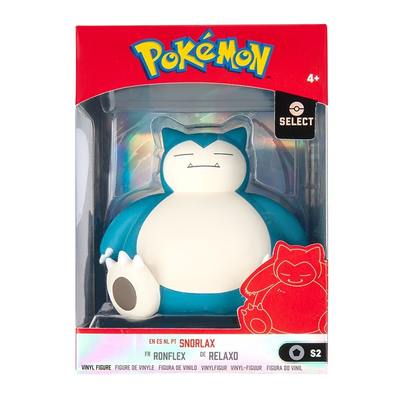 4-Inch High-Quality Vinyl Pokemon Select Figure - Adorable Snorlax